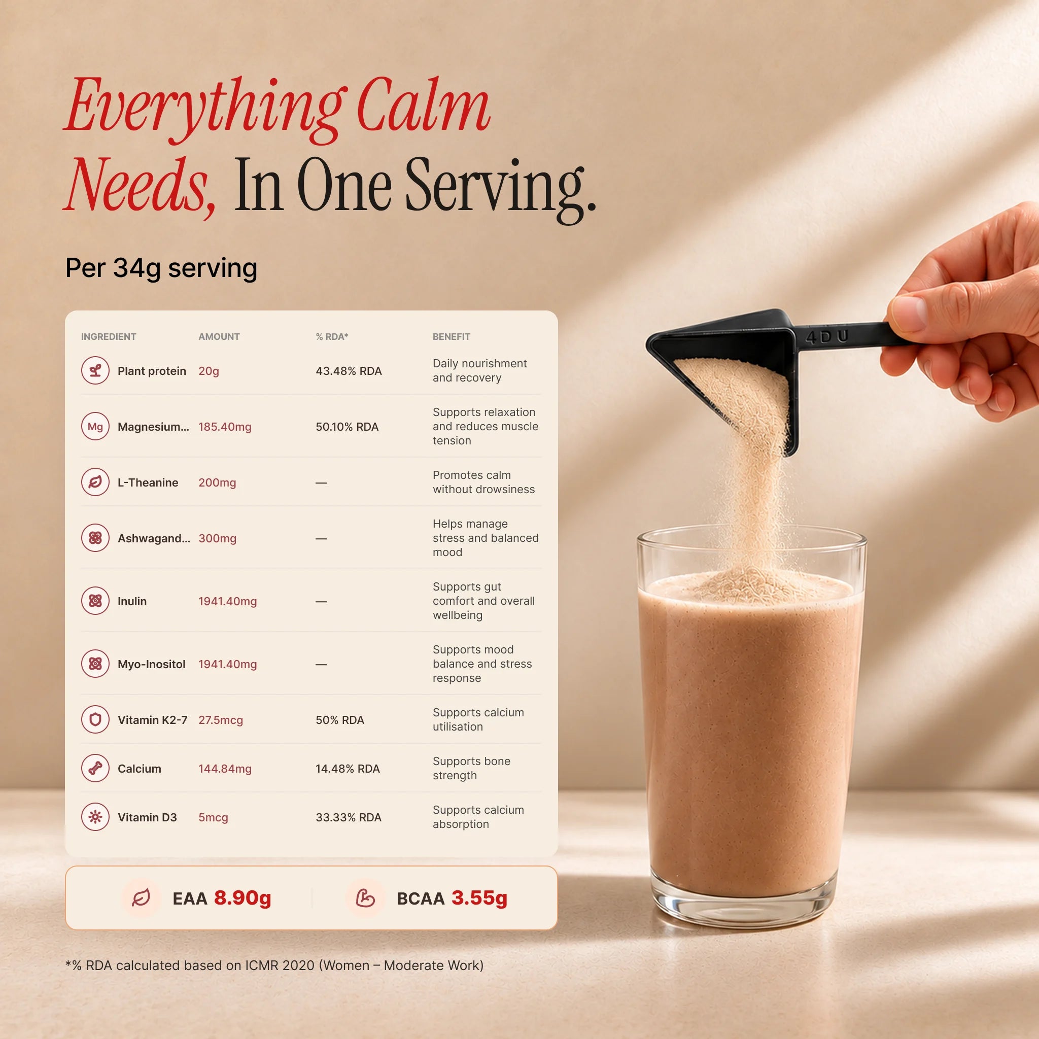 Balance & Calm Protein Powder