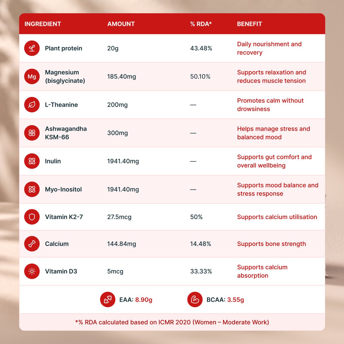 Balance & Calm Protein Powder
