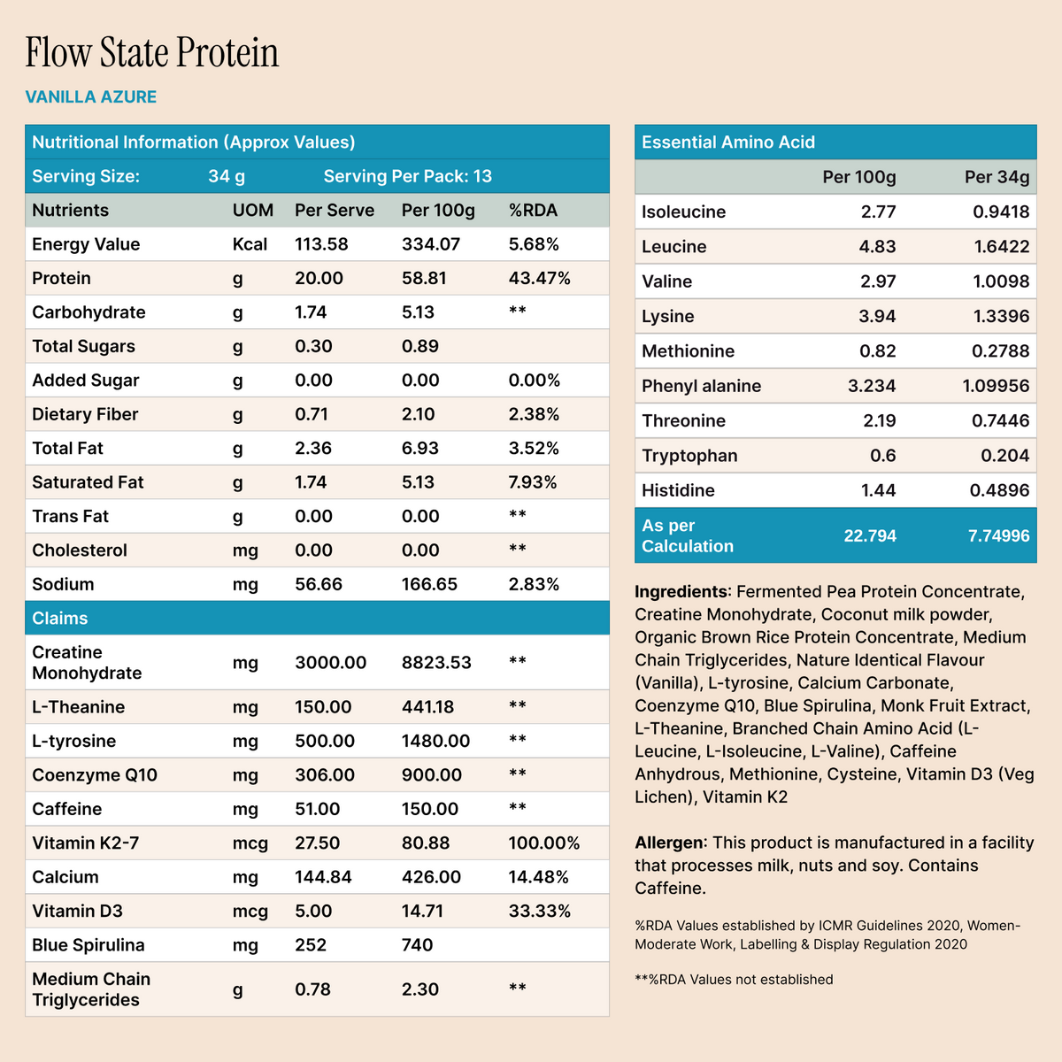Flow State Protein Powder