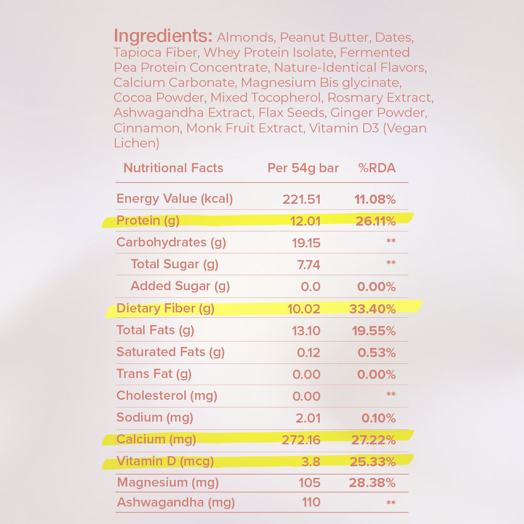 Balance and Calm Protein Bar